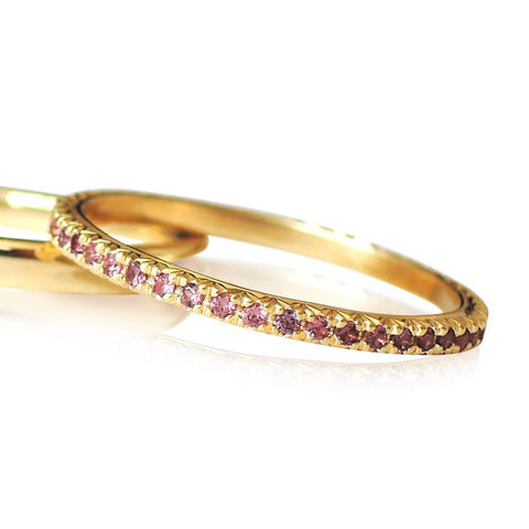 French Facet Eternity Ring