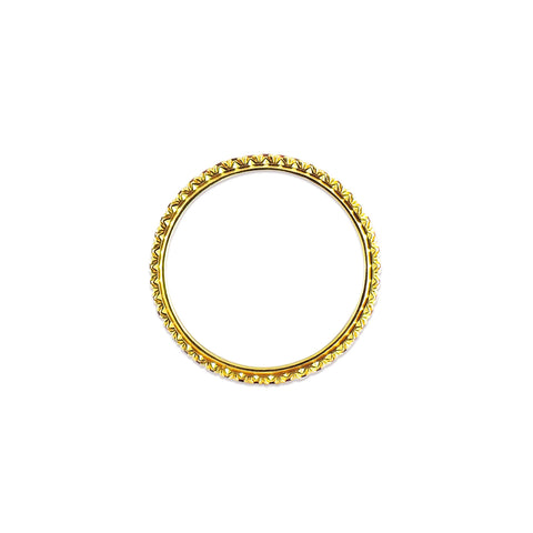 French Facet Eternity Ring
